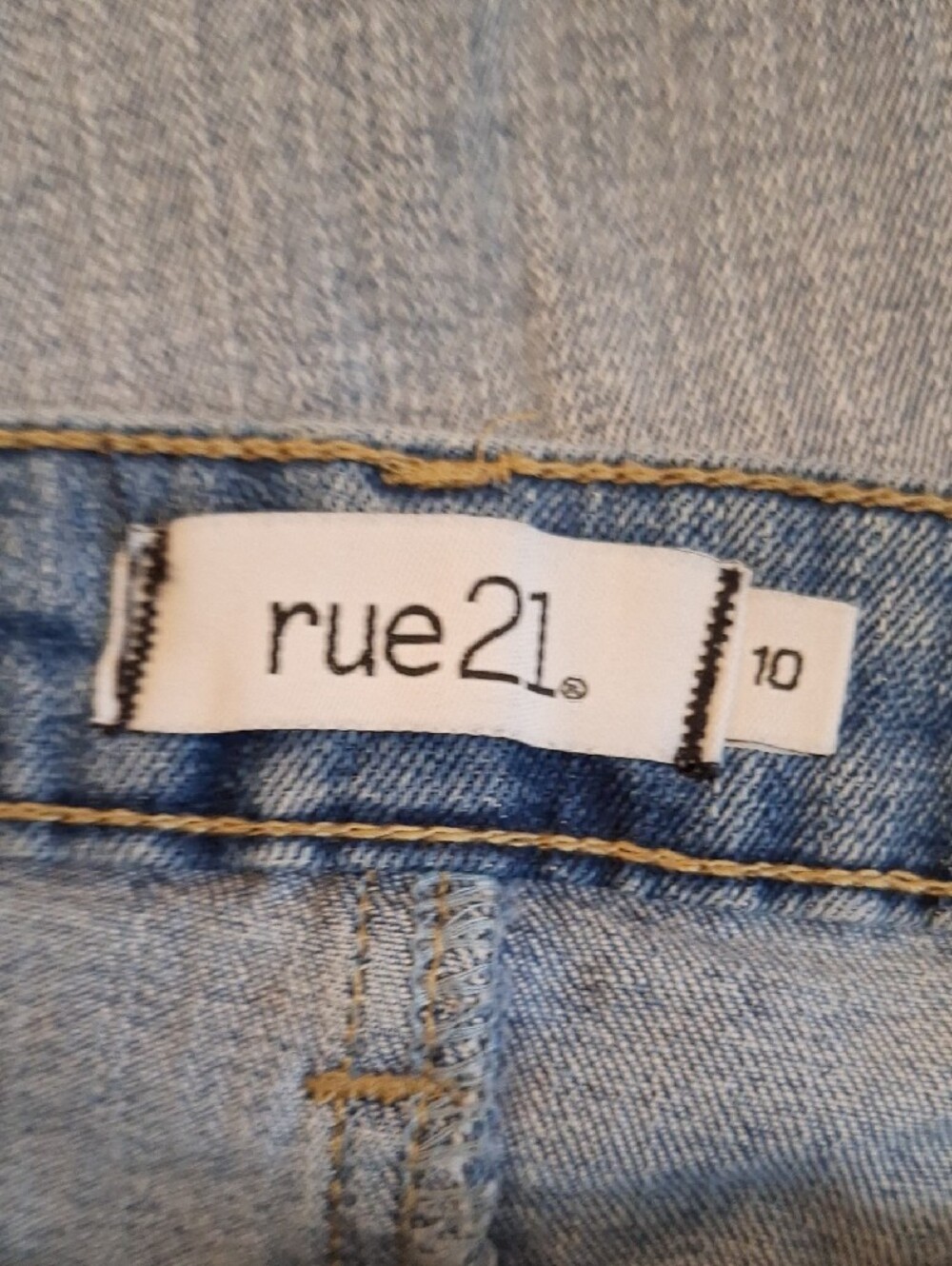 🔥🔥CLEARANCE🔥🔥 Not  Rue21 Light Blue Distressed Skinny Jeans. Size 10 - Picture 7 of 7